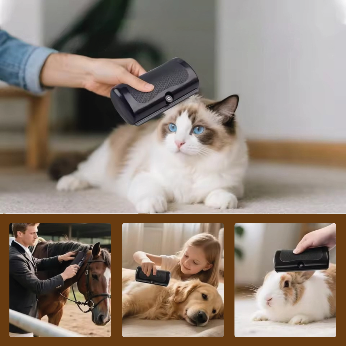 Magic Brush™ | Spazzola per toelettatura di cani, gatti e animali domestici
