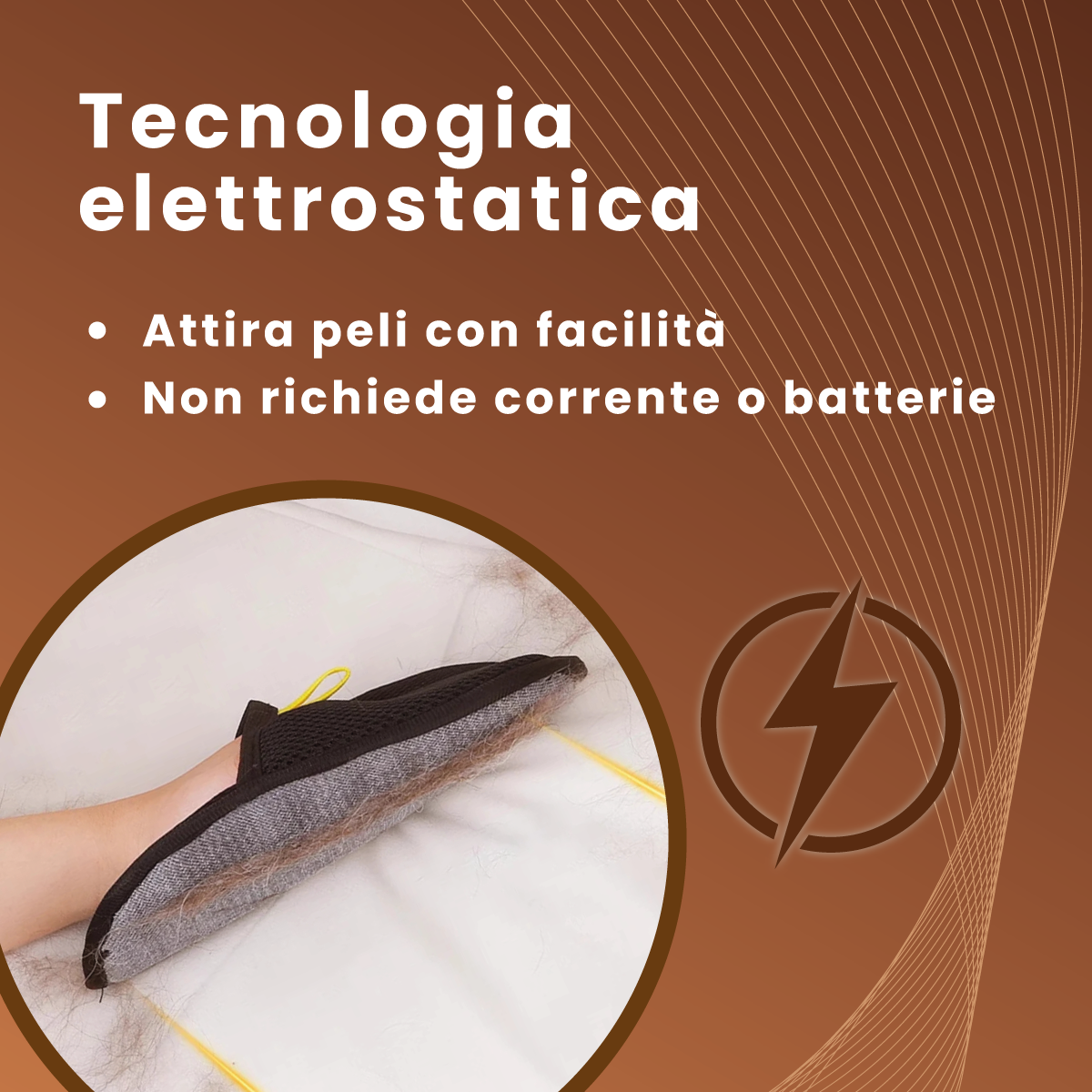 Magic Glove™ | Guanto elettrostatico per la rimozione dei peli di animali domestici