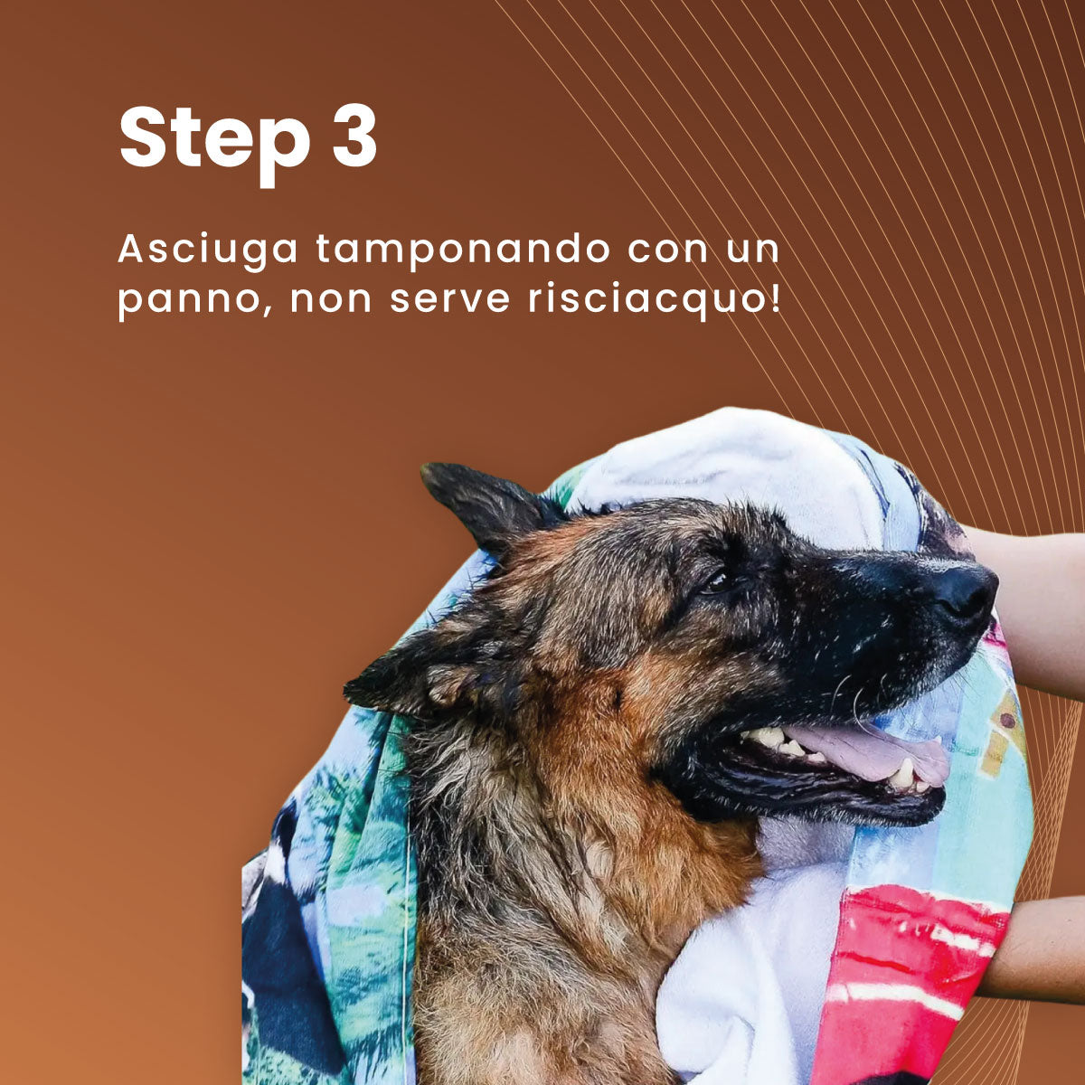 Guanti saponati per cani - Lavaggio Ipoallergenico senza Risciacquo